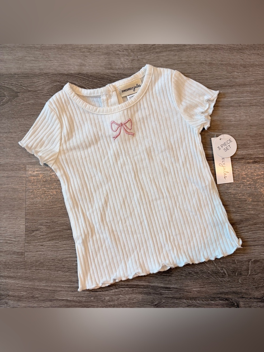 NEW Sincerely Jules baby girls bow top